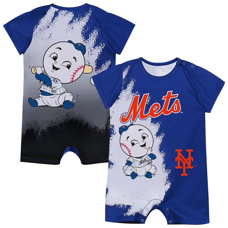 Newborn Outerstuff  Royal New York Mets Baby Mascot Bodysuit