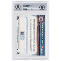 Noah Syndergaard New York Mets Autographed 2015 Topps Chrome Update #US157 Beckett Fanatics Witnessed Authenticated 9/10 Rookie Card - 14838423