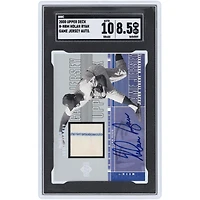 Nolan Ryan New York Mets Autographed 2000 Upper Deck Game Used Relic #H-NRM SGC Authenticated 8.5/10 Card