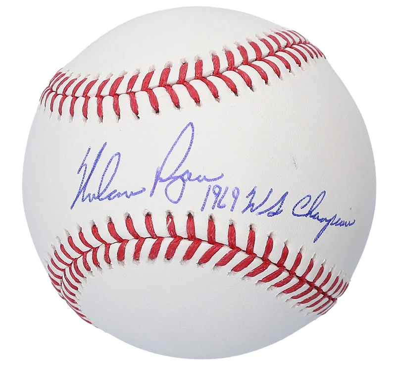Baseball autographié par Nolan Ryan des New York Mets avec l'inscription « 1969 WS Champs »
