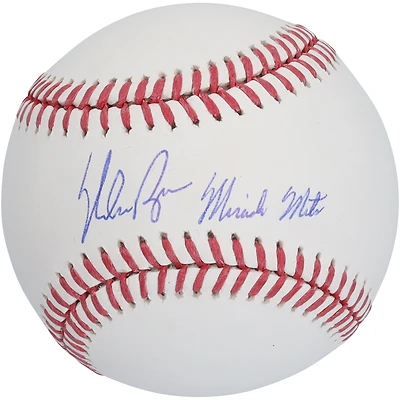 Nolan Ryan New York Mets Autographed Baseball with "Miracle Mets" Inscription
