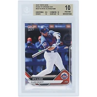 Carte Pete Alonso des Mets de New York 2025 Topps Now Road to Opening Day #OD-172, authentifiée par BGS (10 cartes) - Sous-notes : 9,5, 10, 10, 10