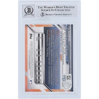 Pete Alonso New York Mets Autographed 2016 Bowman Draft 1st Bowman #BD-92 Beckett Fanatics Witnessed Authenticated 9/10 Rookie Card