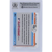 Pete Alonso New York Mets Autographed 2019 Topps Chrome Update #86 Beckett Fanatics Witnessed Authenticated 9/10 Rookie Card