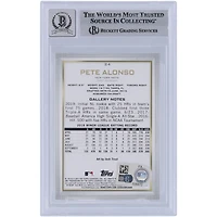 Pete Alonso New York Mets Autographed 2019 Topps Gallery #24 Beckett Fanatics Witnessed Authenticated 9/10 Rookie Card