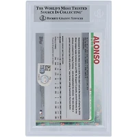 Pete Alonso New York Mets Autographed 2019 Topps Holiday Walmart #HW71 Beckett Fanatics Witnessed Authenticated Rookie Card