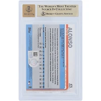 Pete Alonso New York Mets Autographed 2019 Topps Series 2 #475 Beckett Fanatics Witnessed Authenticated /10 Rookie Card