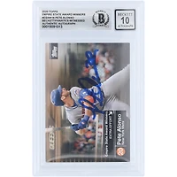 Pete Alonso New York Mets Autographed 2020 Topps Empire State Award Winners #ESAW-16 #/50 Beckett Fanatics Witnessed Authenticated 10 Card