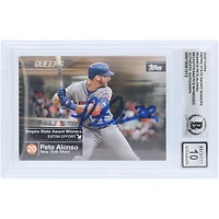 Pete Alonso New York Mets Autographed 2020 Topps Empire State Award Winners #ESAW-16 #/50 Beckett Fanatics Witnessed Authenticated 10 Card