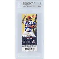 Billet authentifié Beckett Fanatics Witnessed Auto 10 du avril 2019, signé par Pete Alonso des Mets de New York
