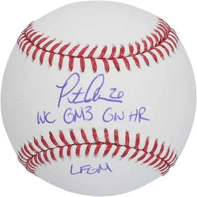 Pete Alonso New York Mets Autographed Baseball with Multiple Inscriptions - Limited Edition of 25