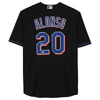 Pete Alonso New York Mets Autographed Black Nike Replica Jersey