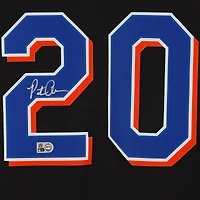 Pete Alonso New York Mets Autographed Black Nike Replica Jersey