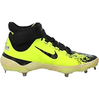 Crampons Nike noirs et jaunes portés par Pete Alonso (New York Mets) lors du match contre les Braves d'Atlanta le 23 juin 2025, et autographiés par ce dernier.