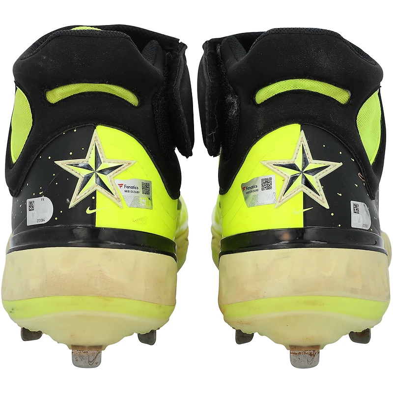 Pete Alonso New York Mets Autographed Game-Used Black/Yellow Nike Cleats vs. Atlanta Braves on June 23, 2025