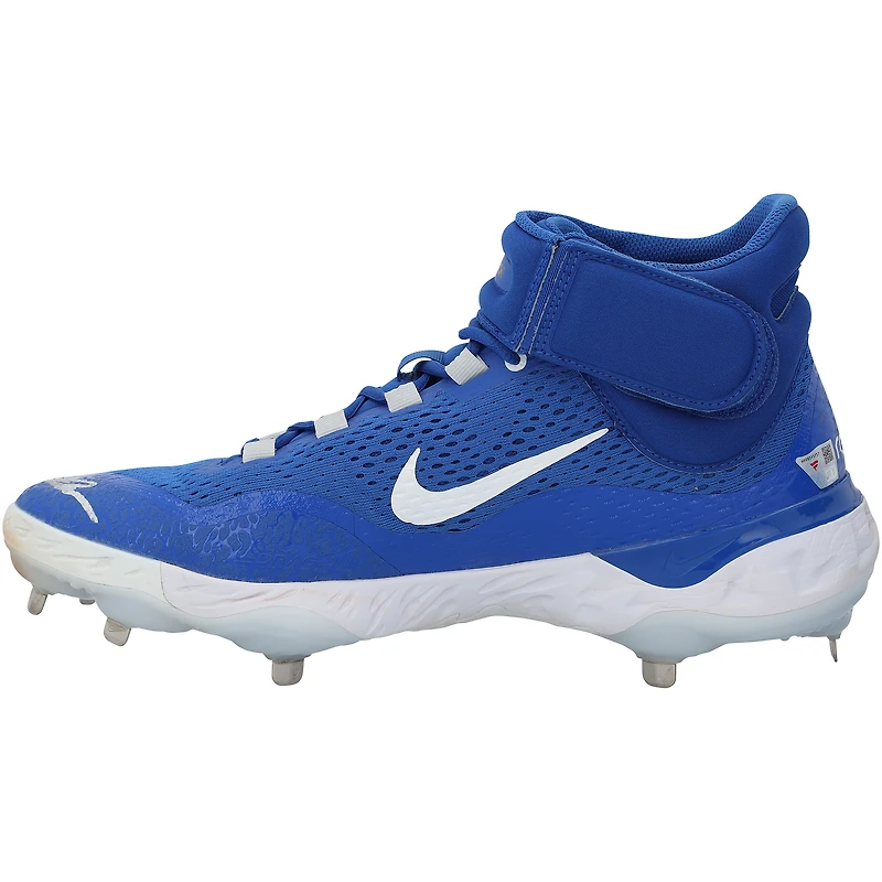 Crampons Nike bleus portés en match par Pete Alonso (New York Mets) lors de la saison 2025 de la MLB, autographiés - HH98515756-57