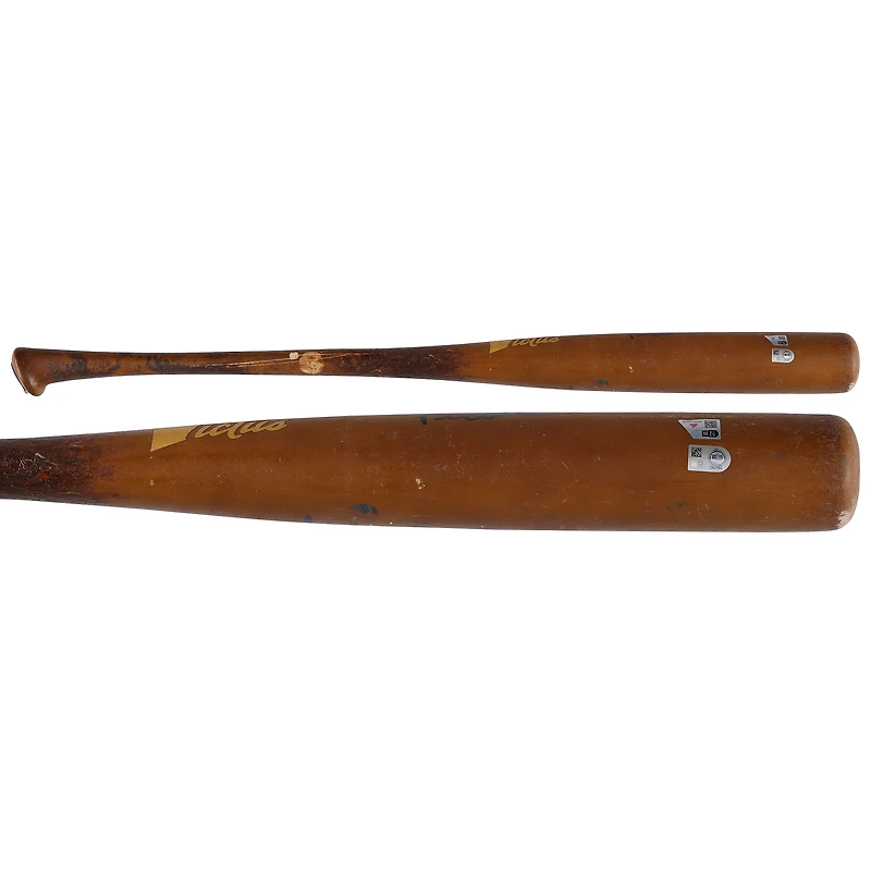Bâton Victus marron cassé, utilisé en match et autographié par Pete Alonso (New York Mets), saison 2025 de la MLB - HH98516259