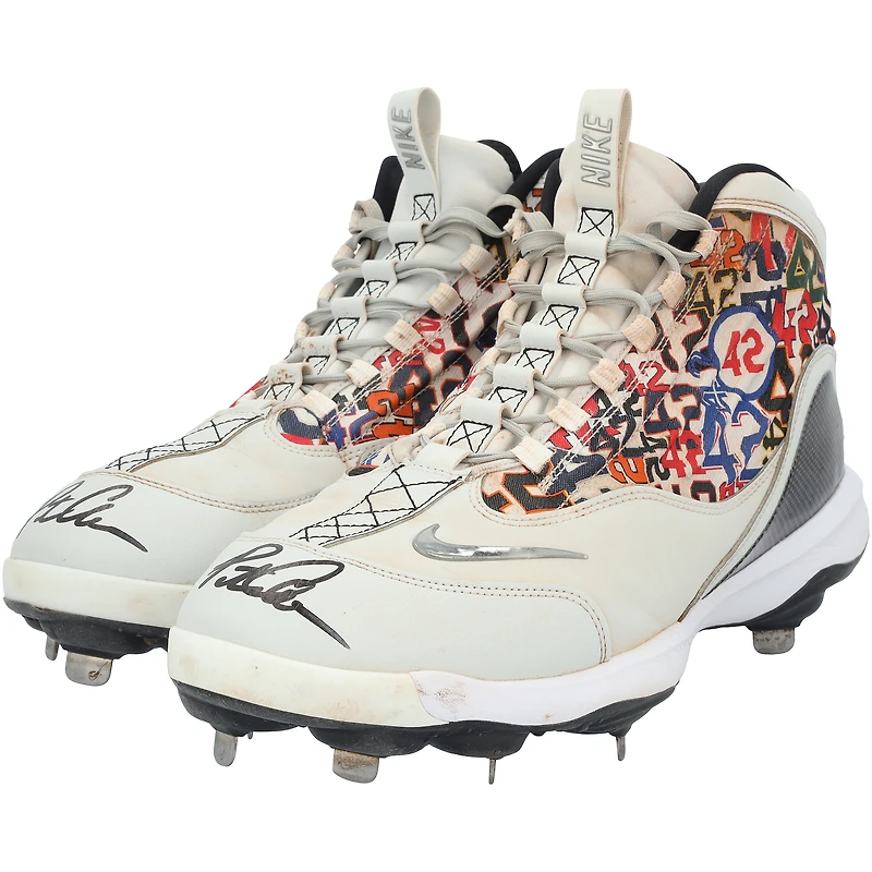 Pete Alonso New York Mets Autographed Game-Used Gray/Black Nike Cleats from the 2025 MLB Season