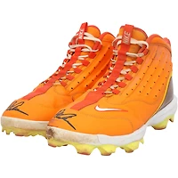 Pete Alonso New York Mets Autographed Game-Used Orange Nike Cleats from the 2025 MLB Season