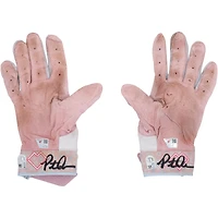 Gants de frappe Nike roses autographiés par Pete Alonso (New York Mets), utilisés en match lors de la saison 2025 de la MLB - HH98516272-73