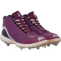 Pete Alonso New York Mets Autographed Game-Used Purple Nike Cleats from the 2025 MLB Season - HH98516266-67