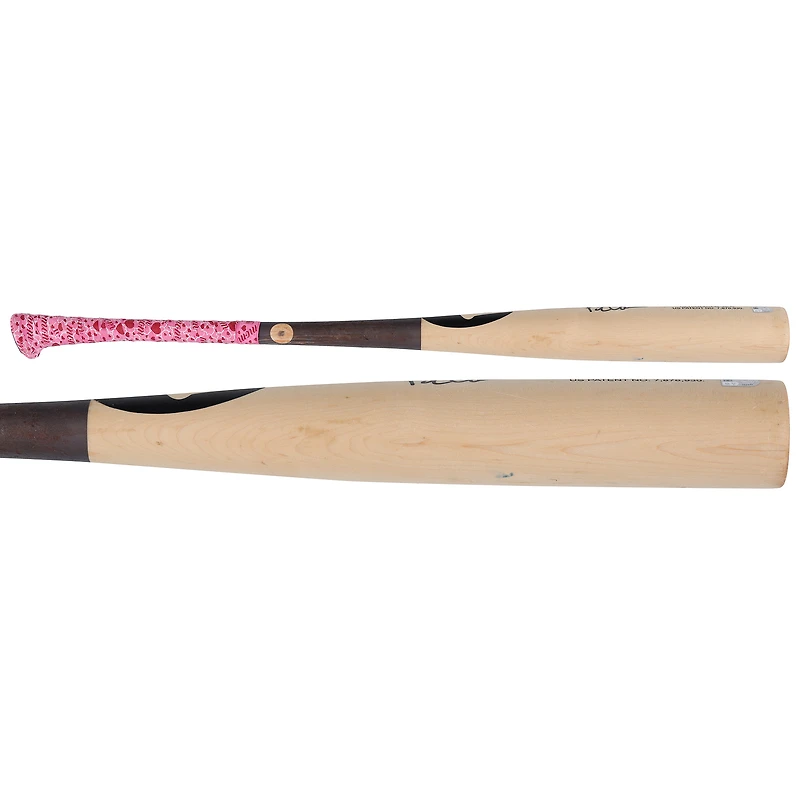 Pete Alonso New York Mets Autographed Game-Used Tan/Gray Chandler Broken Bat from the 2025 MLB Season - HH98516258