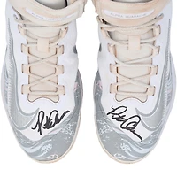 Crampons Nike blancs/gris portés en match par Pete Alonso (New York Mets) lors de la saison 2025 de la MLB et autographiés - HH98515750-51