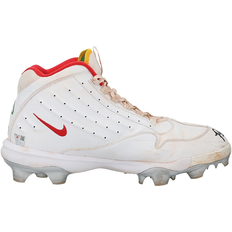 Pete Alonso New York Mets Autographed Game-Used White Nike Cleats from the 2025 MLB Season - HH98515744-45