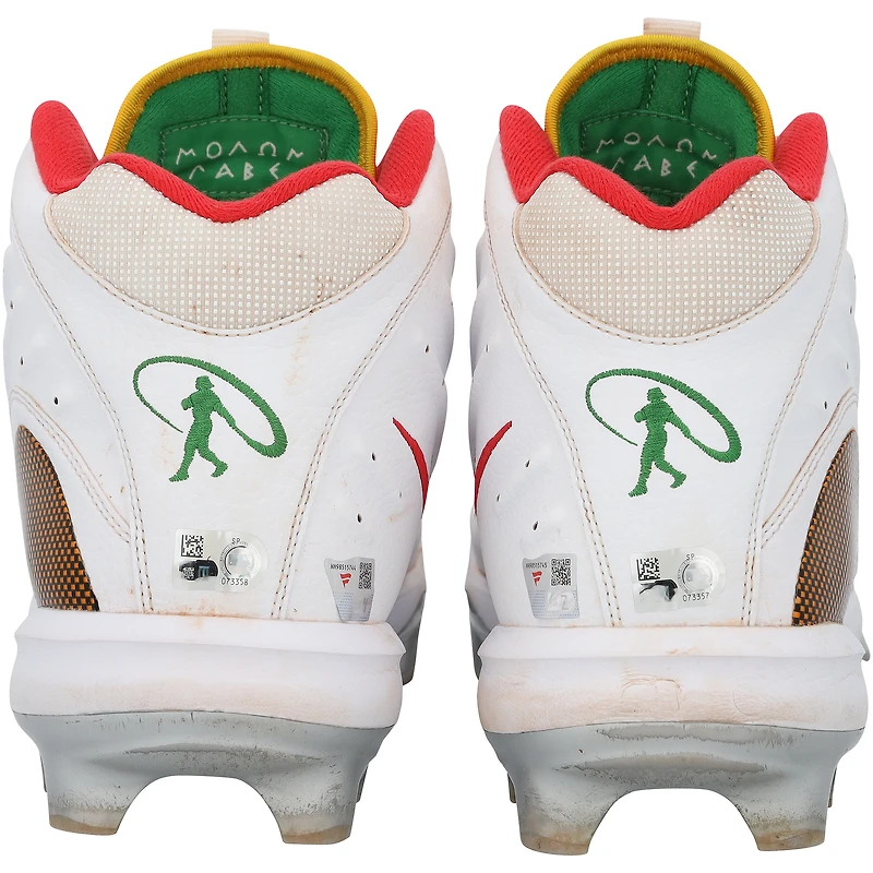 Pete Alonso New York Mets Autographed Game-Used White Nike Cleats from the 2025 MLB Season - HH98515744-45