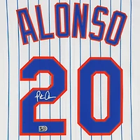Pete Alonso New York Mets Autographed White Nike Replica Jersey