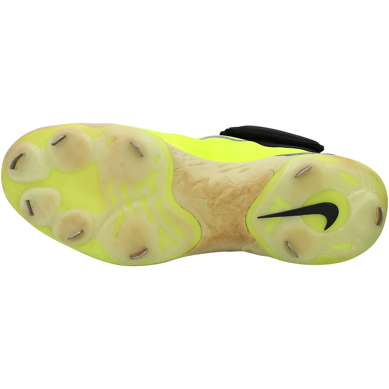 Chaussures Nike noires/fluo Pete Alonso des New York Mets contre les Braves d'Atlanta, le 23 juin 2025