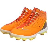 Pete Alonso New York Mets Game-Used Orange Nike Cleats from the 2025 MLB Season 