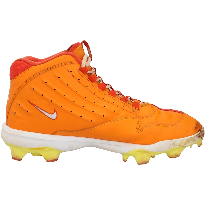Pete Alonso New York Mets Game-Used Orange Nike Cleats from the 2025 MLB Season 