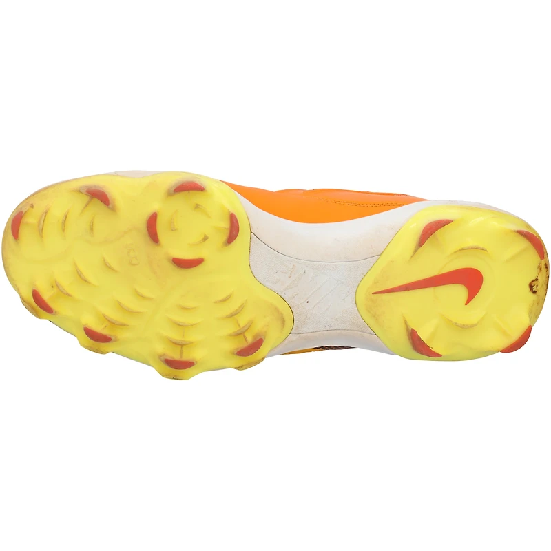 Pete Alonso New York Mets Game-Used Orange Nike Cleats from the 2025 MLB Season 