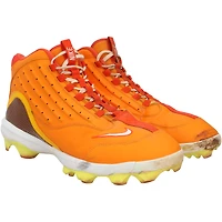 Pete Alonso New York Mets Game-Used Orange Nike Cleats from the 2025 MLB Season 