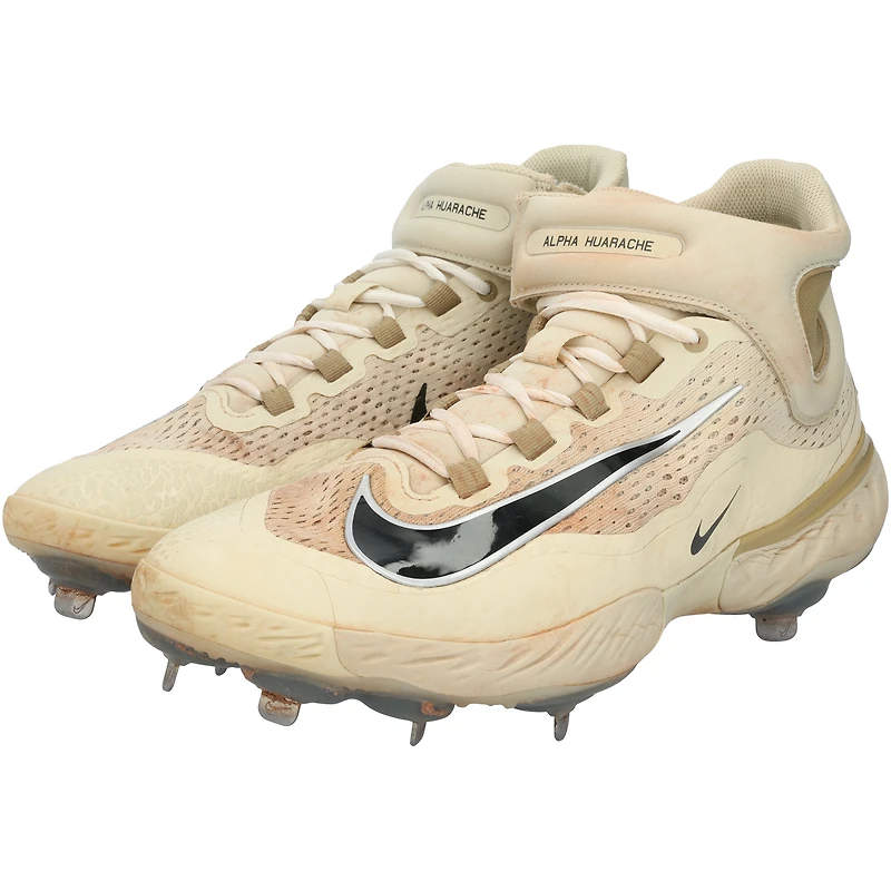 Pete Alonso New York Mets Game-Used Tan Nike Cleats from the 2025 MLB Season