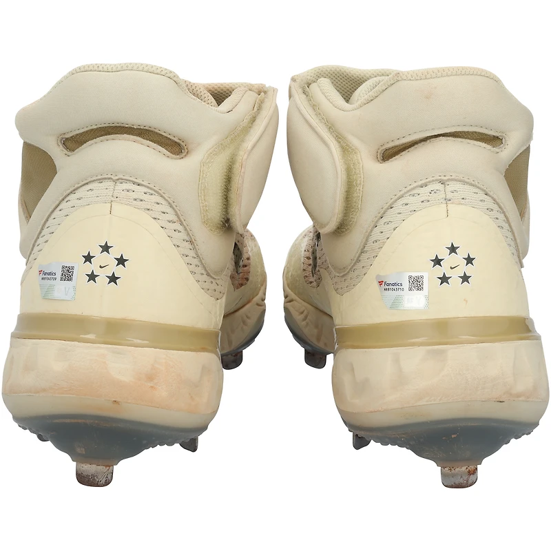 Pete Alonso New York Mets Game-Used Tan Nike Cleats from the 2025 MLB Season