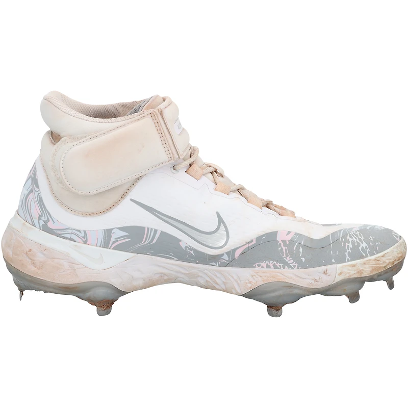 Pete Alonso New York Mets Game-Used White/Gray Nike Cleats from the 2025 MLB Season - NR81043699-700