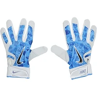 Gants de frappe Nike bleus et blancs portés par Pete Alonso, joueur des Mets de New York, lors de la saison 2025 de la MLB.