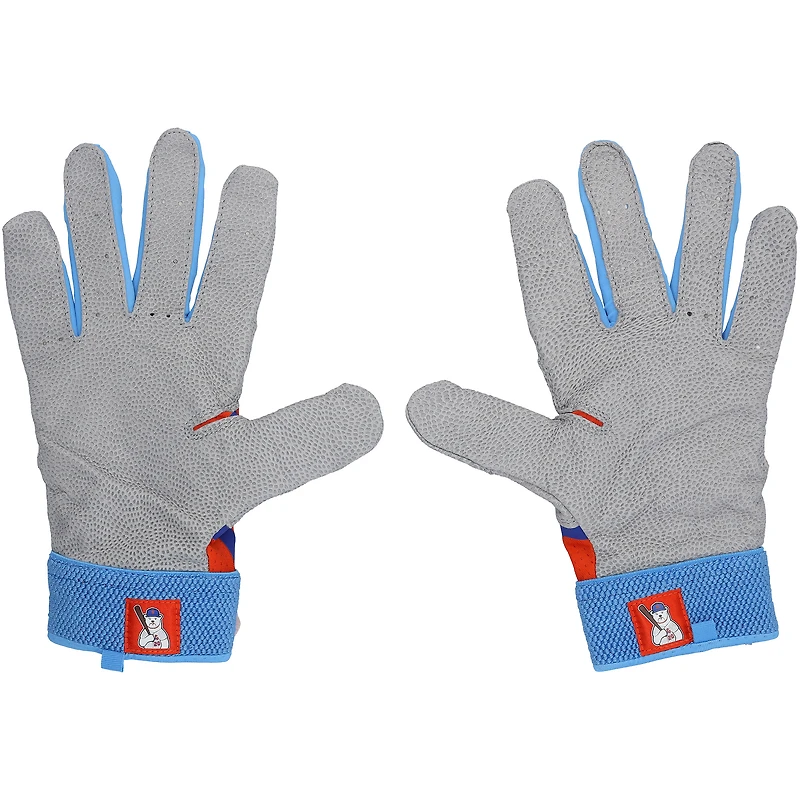 Pete Alonso New York Mets Player-Issued Gray/Orange Nike Batting Gloves from the 2025 MLB Season