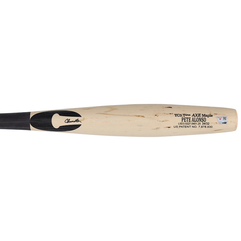 Pete Alonso New York Mets Player-Issued Tan/Black Chandler Bat from the 2025 MLB Season
