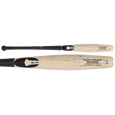 Pete Alonso New York Mets Player-Issued Tan/Black Chandler Bat from the 2025 MLB Season 