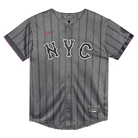 Preschool Nike  Gray New York Mets City Connect Jersey