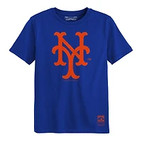 Preschool Mitchell & Ness  Royal New York Mets Retro Logo T-Shirt
