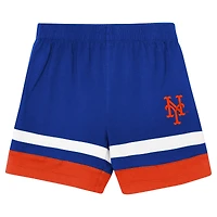 Preschool Outerstuff Royal New York Mets Ground Ball T-Shirt & Shorts Set