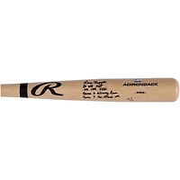 Ray Knight New York Mets Autographed Blonde Rawlings Pro Bat with Multiple World Series Stats Inscription - Limited Edition #12/12