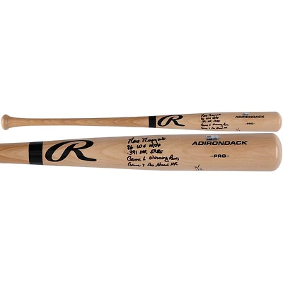 Ray Knight New York Mets Autographed Blonde Rawlings Pro Bat with Multiple World Series Stats Inscription - Limited Edition of 12