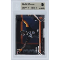 Ronny Mauricio New York Mets 2023 Topps Now 117.3 MPH Rocket Is Hardest 1st Career Hit Of Statcast Era #796 BGS Authenticated 10 Rookie Card - 10,10,9.5,10 Subgrades