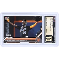 Ronny Mauricio New York Mets 2023 Topps Now 117.3 MPH Rocket Is Hardest 1st Career Hit Of Statcast Era #796 CGC Authenticated Pristine 10 Rookie Card