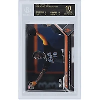 Ronny Mauricio New York Mets 2023 Topps Now Black Label 117.3 MPH Rocket Is Hardest 1st Career Hit Of Statcast Era #796 BGS Authenticated 10 Rookie Card - 10,10,10,10 Subgrades